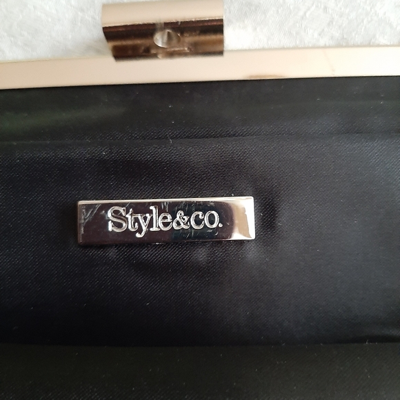 STYLE&CO - 3 tone metallic Clutch purse - Picture 5 of 7
